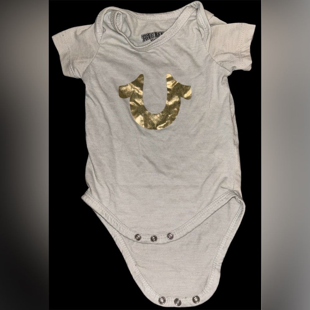 True Religion Baby Onesie 9-12 months
